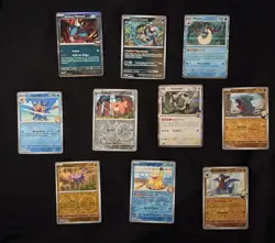 Pokemon 10-Card REVERSE HOLO Lot - Misty's Psyduck, Sneasel, Milotic, NM Bundle - Image 1