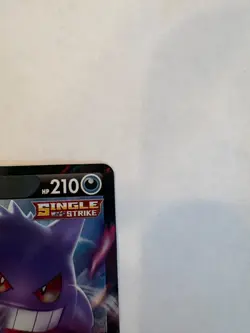 Pokemon Gengar V 156/264 Fusion Strike Ultra Rare Holo 210 Pokemon Trading Card - Image 3