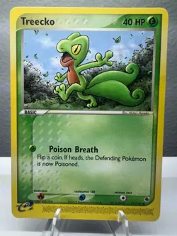 Pokemon TCG Treecko Ruby & Sapphire 75/109 E-Series Regular Common Card LP - Image 1