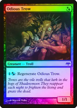 Odious Trow FOIL Eventide NM Black Green Common MAGIC GATHERING CARD ABUGames - Image 1