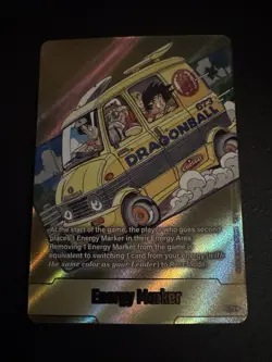 Energy Marker E-75* Gold Manga Booster 02 Dragon Ball Card English Super Rare - Image 1