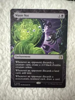 MTG Magic The Gathering Card Waste Not Wilds of Eldraine Enchanting Tales Regula - Image 1