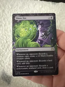 MTG Magic The Gathering Card Waste Not Wilds of Eldraine Enchanting Tales Regula - Image 2