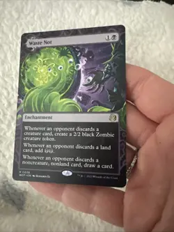 MTG Magic The Gathering Card Waste Not Wilds of Eldraine Enchanting Tales Regula - Image 3