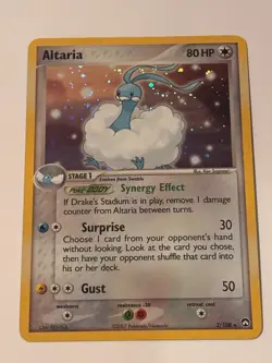 Pokemon TCG Altaria EX Power Keepers Holo Rare Card 2/108 LP - Image 1
