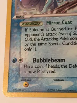 Suicune 4/17 POP Series 2 Holo Rare Pokemon Card HP - Image 5