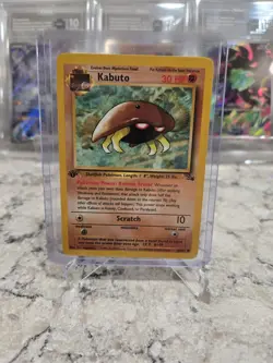 KABUTO 50/62 1st Edition Fossil Set WOTC 1999 - Pokemon Card Kabuto - Image 1