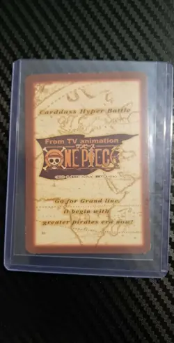BANDAI One Piece Hyper Battle S120 LUFFY HOLO FOIL SCARCE EARLY CARD - Image 2