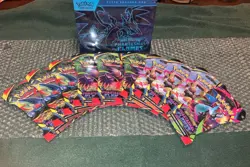 Phantasmal Flames ETB + 10 Booster Pack Lot SEALED Pokemon TCG Cards -Ships ASAP - Image 3