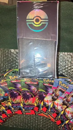 Phantasmal Flames ETB + 10 Booster Pack Lot SEALED Pokemon TCG Cards -Ships ASAP - Image 5