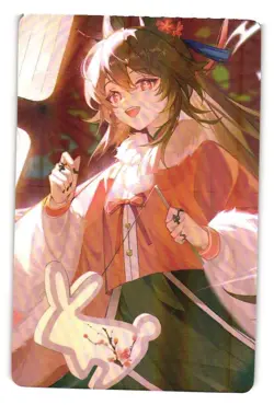 HU TAO Genshin Impact Goddess Story ACG Anime Waifu Custom Card - Image 1