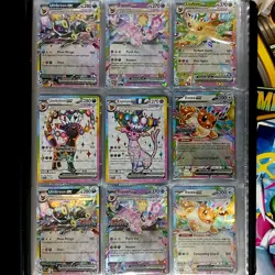 Pokemon Card Lot - Mega Evolutions Binder - 126 Near Mint Authentic Cards - Image 1