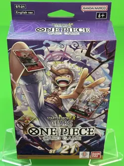 💥💥One Piece Card Game ST 21 Starter Deck EX Gear 5 New Sealed!!!💥💥 - Image 2