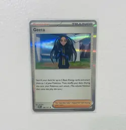 Geeta 188/197 Obsidian Flames - Holo Rare Pokemon Card NM Condition - Image 1