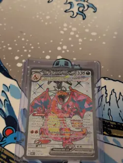 Pokemon TCG Charizard EX Obsidian Flames Holo Ultra Rare Card 215/197 - Image 2