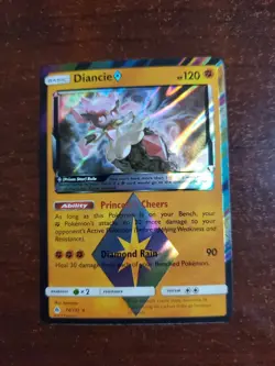 Pokemon Card TCG - Diancie 74/131 (Prism Star Rare) - Forbidden Light - NM - Image 1