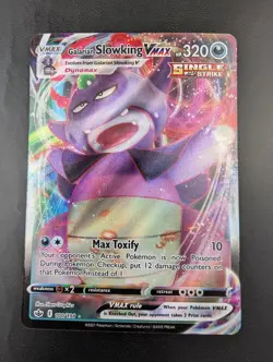 Galarian Slowking VMAX 100/198 Chilling Reign Ultra Rare Pokemon TCG Card NM - Image 1