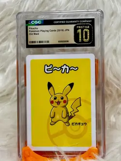Pikachu Old Maid 2019 Japanese Pokemon Card CGC Pristine 10 - SSPC000000141 - Image 1