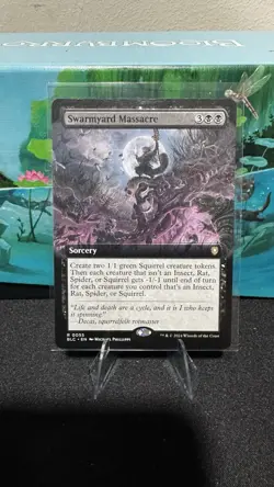 Swarmyard Massacre (Extended Art) Commander: Bloomburrow Regular - Image 1