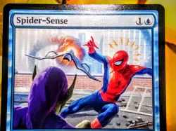 Spider-Sense rare regular magic the gathering spider-man trading card singles - Image 2