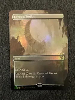 Magic The Gathering MTG - Caves of Koilos (Borderless) Foil - Dominaria United - Image 1