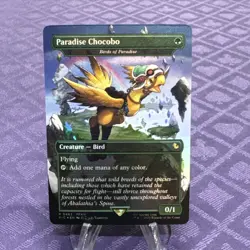 Paradise Chocobo - Birds of Paradise (Borderless) Commander: Final Fantasy Foil - Image 1