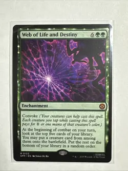 Web of Life and Destiny 0122 Regular Marvel's Spider-Man SPM Magic The Gathering - Image 1