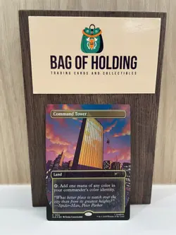 Command Tower - 1994 - Rainbow Foil - Spider-Man Marvel Secret Lair - MTG- NM - Image 1