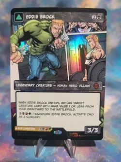 2025 Magic The Gathering Marvel Spider-Man Eddie Brock Foil #0224 - Image 1