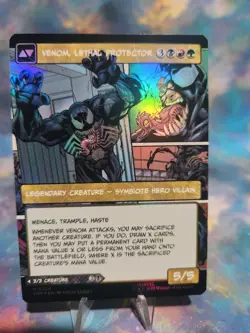 2025 Magic The Gathering Marvel Spider-Man Eddie Brock Foil #0224 - Image 2