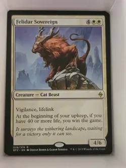 Felidar Sovereign - R from BFZ #26 - in LP-NM - Image 1