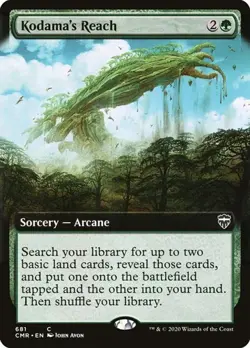 Kodama's Reach - Extended Art CMR NM MTG - Image 1