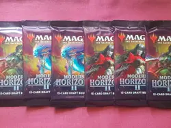 MTG Magic The Gathering 6 MODERN HORIZONS 2 DRAFT New Sealed Booster Packs Lot - Image 1