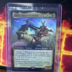 Sidar Jabari of Zhalfir - Foil Extended Art MOC NM MTG - Image 1