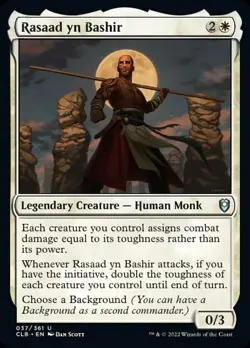 Rasaad yn Bashir [Commander Legends: Battle for Baldur's Gate] Foil Nea - Image 1