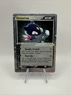 Pokemon 2003 Sneasel EX Ruby and Sapphire Holo Ultra Rare Card 103/109 VLP - Image 1