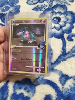 Pokemon TCG Toxicroak G 40/127 Platinum Reverse Holo Rare LP - Image 1