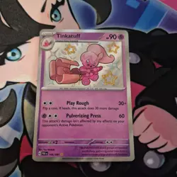 Pokemon TCG Tinkatuff 166/091 Paldean Fates 2024 Shiny Vault - NM - Image 1