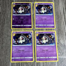 Pokemon TCG 2023 Trick or Trade Duskull 069/185 x4 Playset reverse holo - Image 1