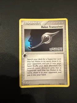 Pokemon Holon Transceiver 98/113, Delta Species Set, Reverse Holo **creased** - Image 1