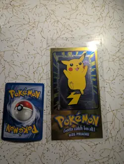 Pokemon Pikachu TV Animation Edition Oversized Foil Topps 1 of 5 #25 - Image 1