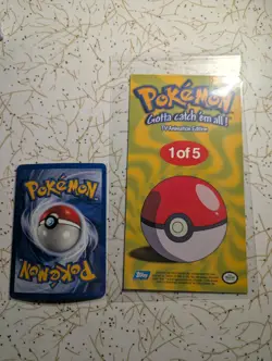 Pokemon Pikachu TV Animation Edition Oversized Foil Topps 1 of 5 #25 - Image 2