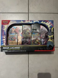 Pokemon TCG Mega Lucario EX Premium Figure Collection One Box Sealed IN STOCK! - Image 1
