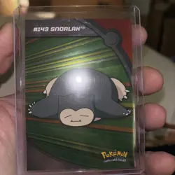 Pokemon Topps Series 2 Heroes & Villains TV WOW LOOK HV14 SNORLAX - Silver Foil - Image 1