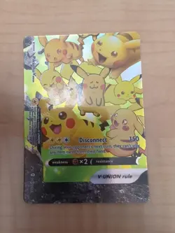 Pokemon TCG Pikachu V-Union SWSH141 NM Condition Black Star Promo Holo TCG NM - Image 1