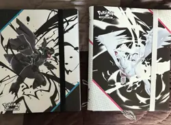 Set of 2!! Pokemon Black Bolt & White Flare Scarlet And Violet BINDERS ONLY - Image 1