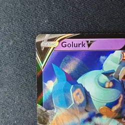Pokemon TCG Golurk V 070/203 SWSH07: Evolving Skies Ultra Rare NM - Image 2