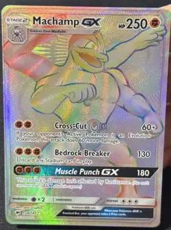 Machamp GX 154/147 - Pokemon TCG Burning Shadows - Secret Rare NM - Image 1