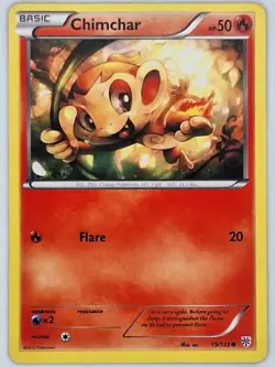 Chimchar 15/135 Pokemon - Black and White Plasma Storm MP - Image 1