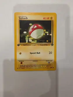 Voltorb 69/82 Pokemon TCG Team Rocket 1st Edition LP - Image 1
